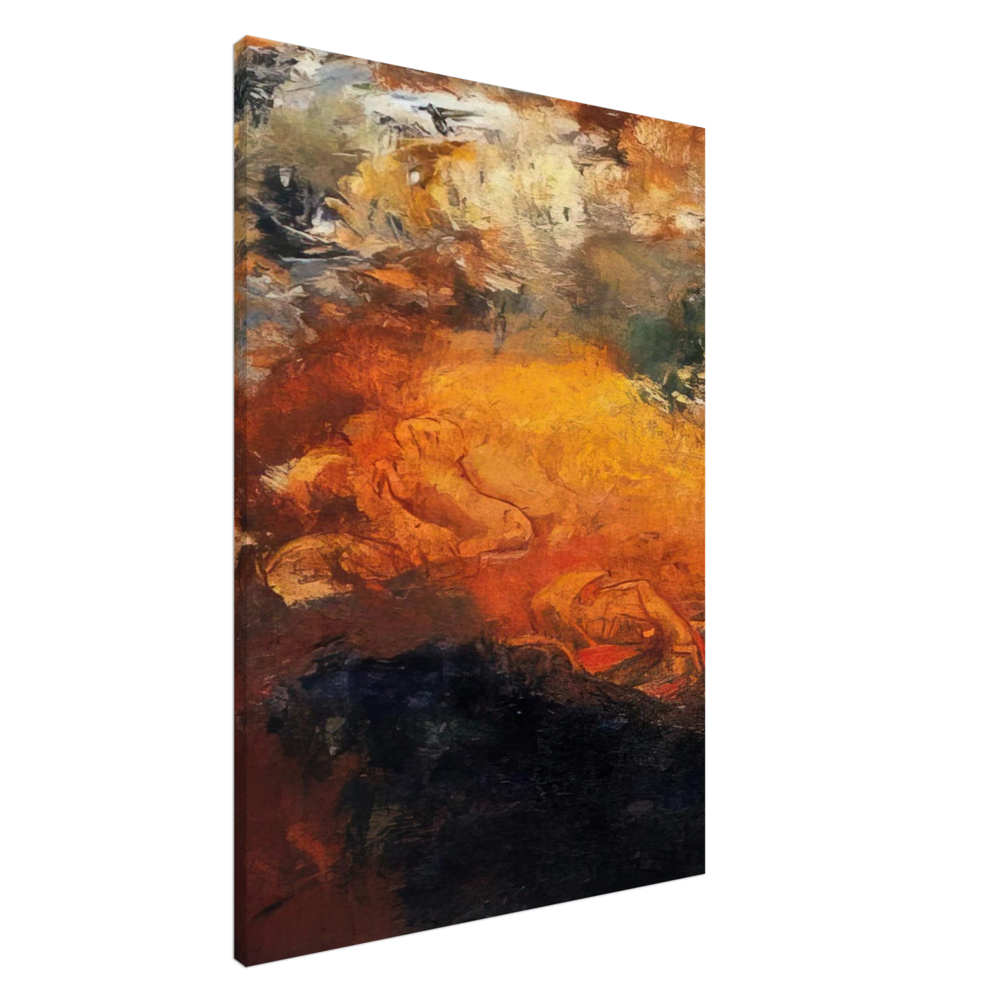 Odilon Redon - APOLLO S CHARIOT Canvas - 20x30 cm / 8x12 inches-canvas