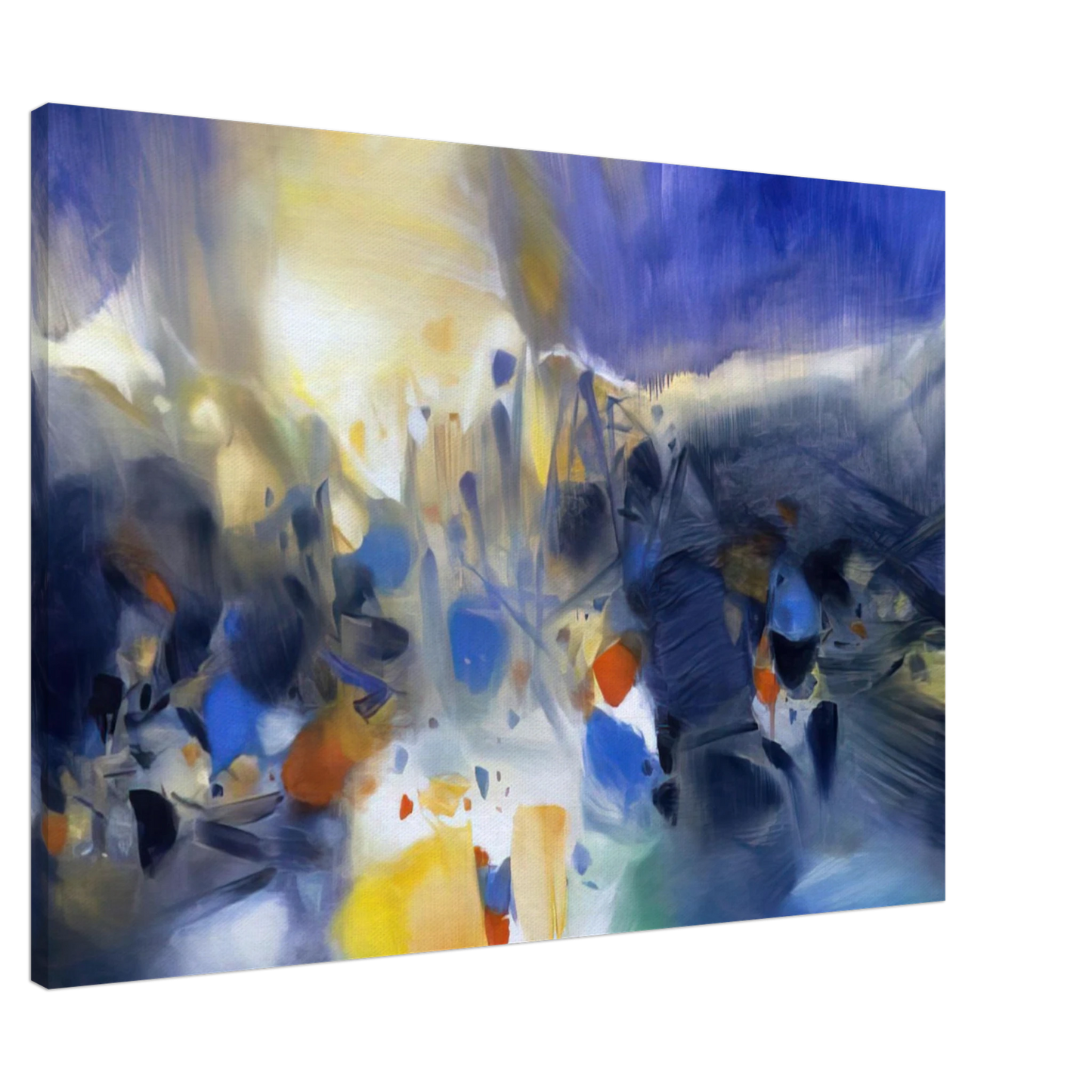 Chu teh Chun - LA VIE QUI ANIME LES NUAGES 2006 Canvas - 20x30 cm / 8x12 inches-canvas