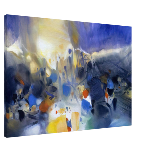 Chu teh Chun - LA VIE QUI ANIME LES NUAGES 2006 Canvas - 20x30 cm / 8x12 inches-canvas