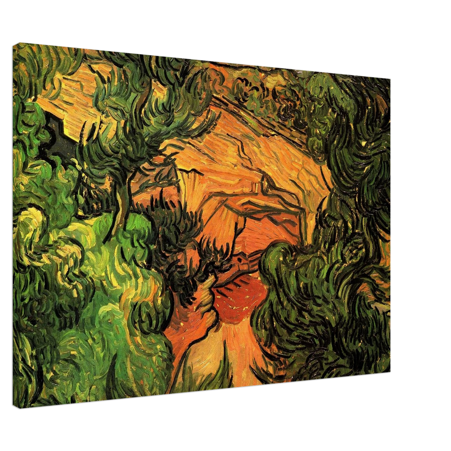 Vincent van Gogh - Entrance to a Quarry Canvas - 20x30 cm / 8x12 inches-canvas
