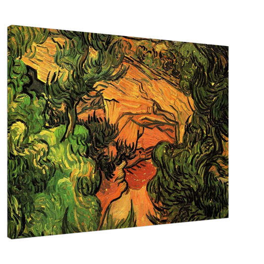 Vincent van Gogh - Entrance to a Quarry Canvas - 20x30 cm / 8x12 inches-canvas