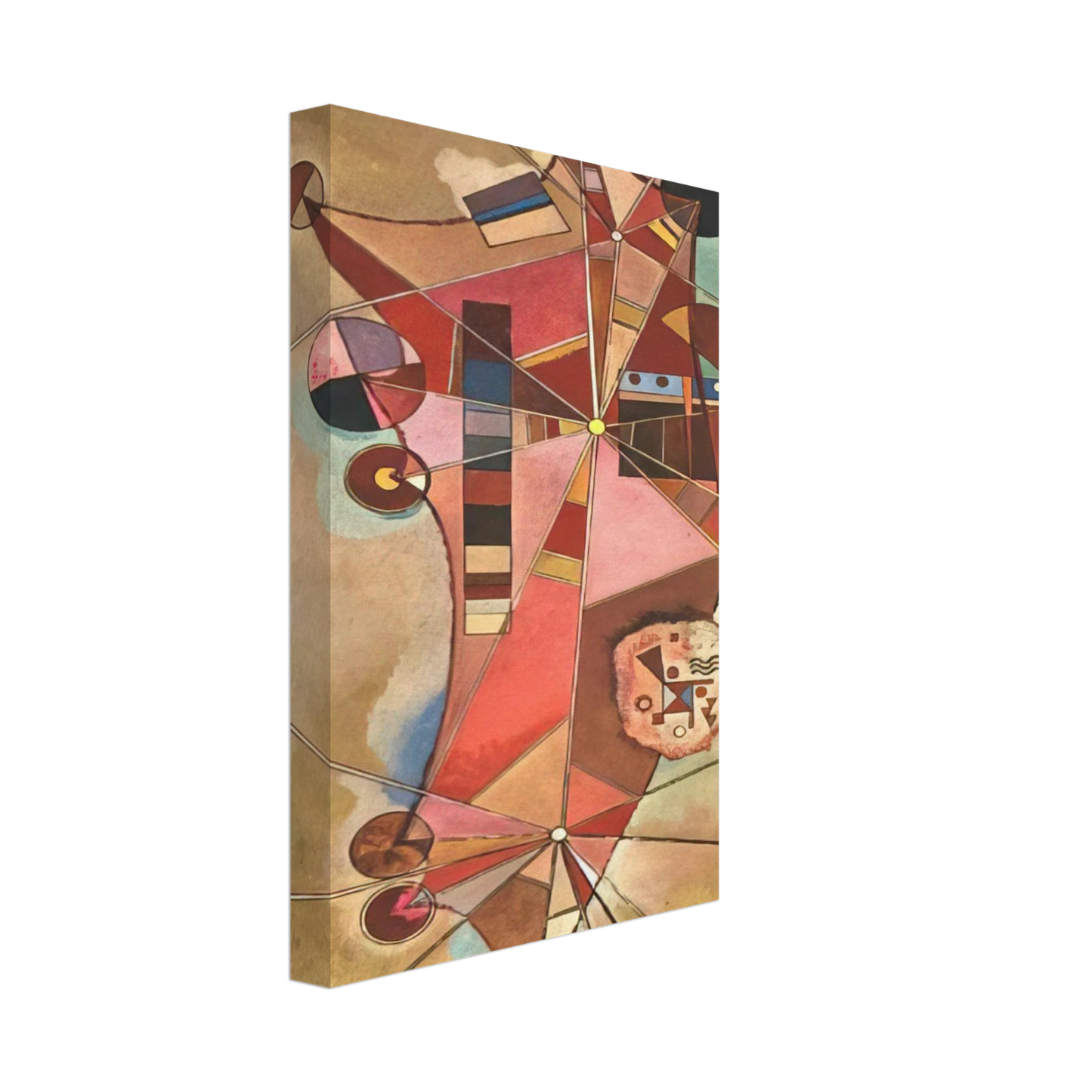 Wassily Kandinsky - FIXED POINTS Canvas - 40x60 cm / 16x24 inches-canvas