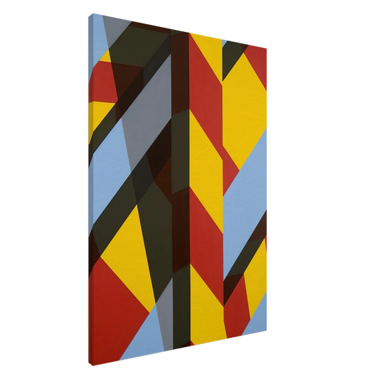 Allan D Arcangelo - Landscape BB - 1974 Canvas - 20x30 cm / 8x12 inches-canvas