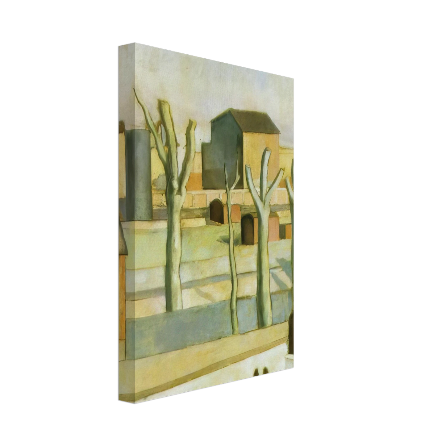 Salvador Dali - THE STATION AT FIGUERAS Canvas - 40x60 cm / 16x24 inches-canvas