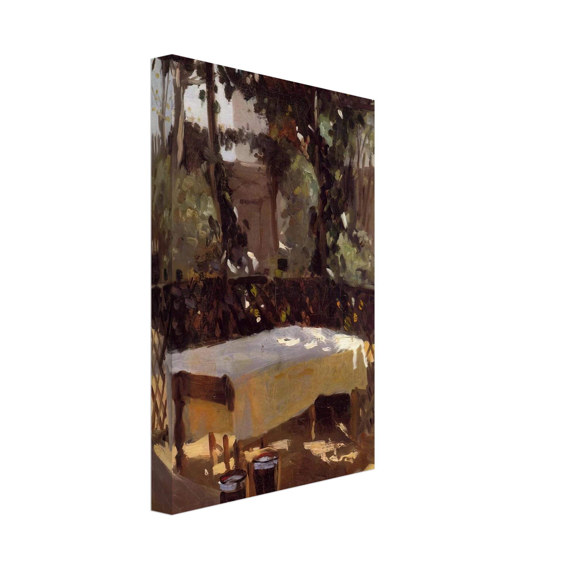 John Singer Sargent - Two Wine Glasses Canvas - 70x100 cm / 28x40 inches-canvas