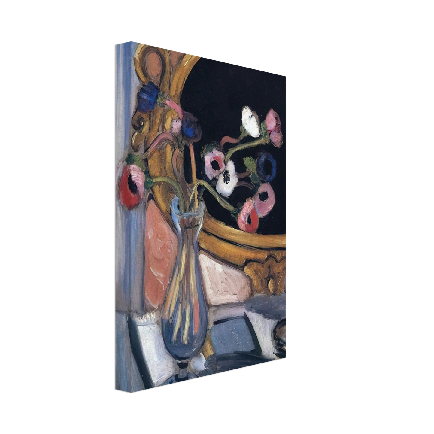 Henri Matisse - ANEMONE AND MIRROR 1920 Canvas - 40x60 cm / 16x24 inches-canvas