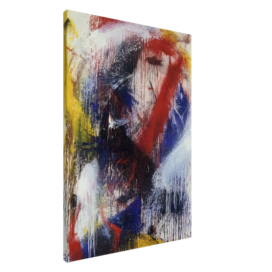 Norman Bluhm - Excalibur - 1960 Canvas - 20x30 cm / 8x12 inches-canvas