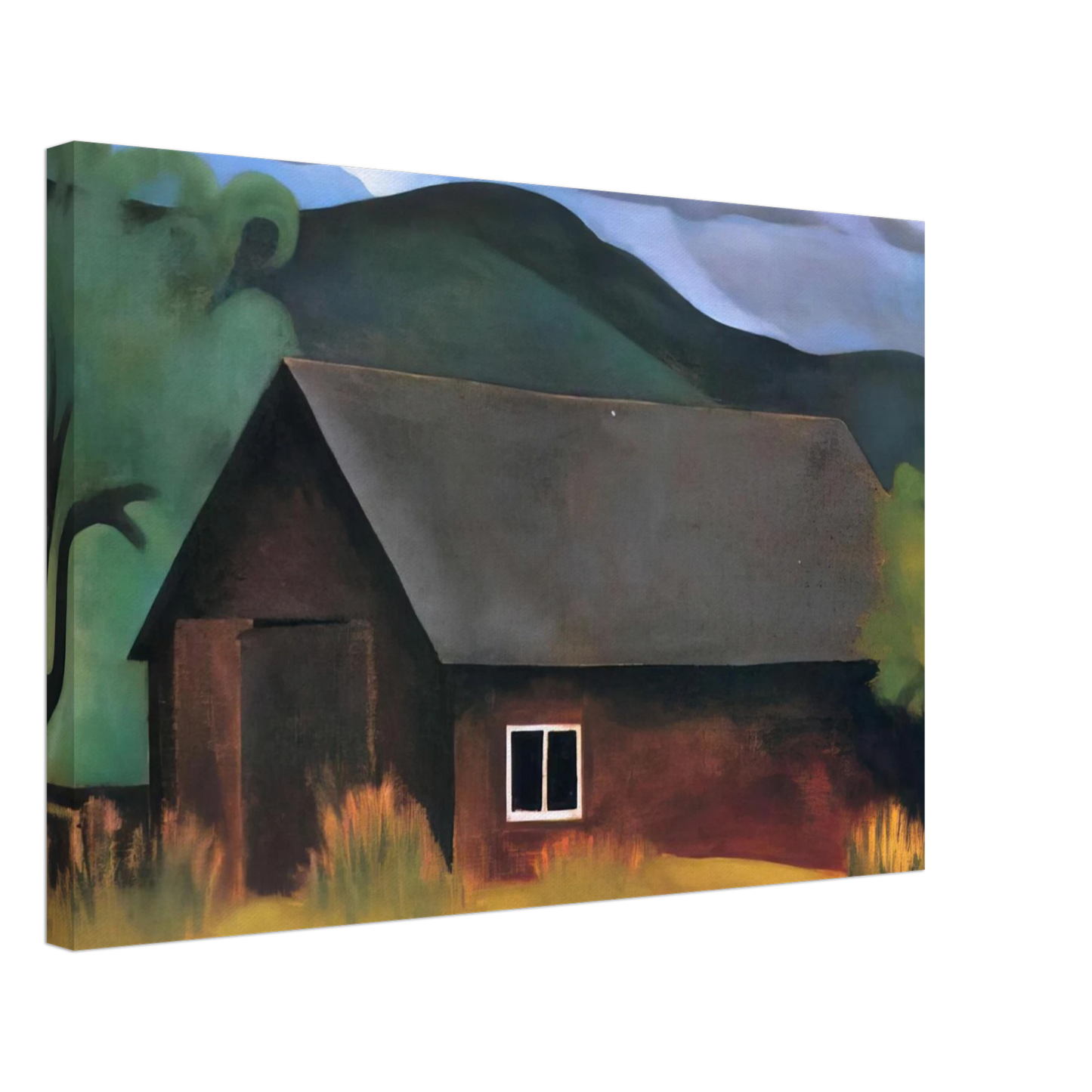 Georgia O'Keeffe - My Shanty, Lake George Canvas - 70x100 cm / 28x40 inches-canvas