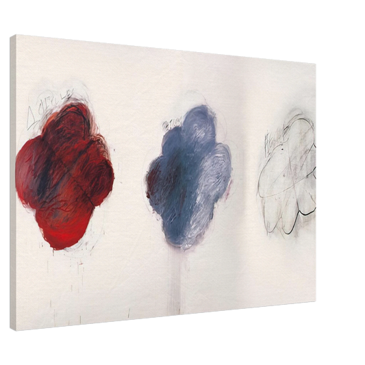 Cy Twombly - Fifty Days at Iliam. Shades of Achilles, Patroclus, and Hector Canvas - 20x30 cm / 8x12 inches-canvas