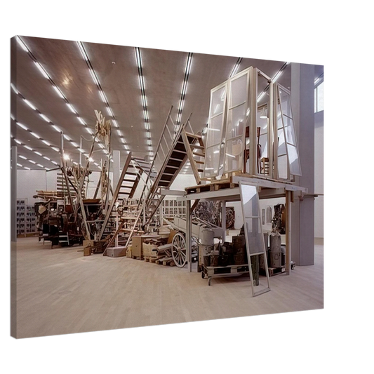 Dieter Roth - Garden Sculpture - 1996 Canvas - 20x30 cm / 8x12 inches-canvas