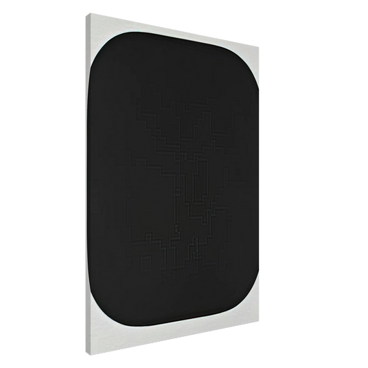 Ellsworth Kelly - Black Variation IV, from Second Curve series Canvas - 20x30 cm / 8x12 inches-canvas