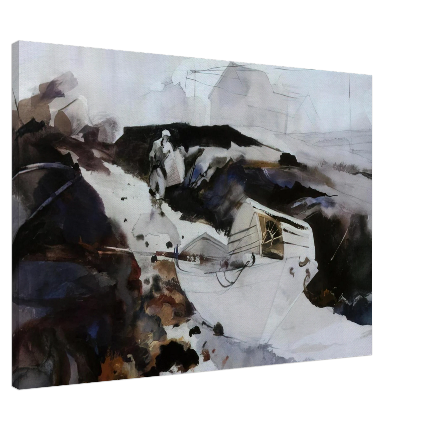 Andrew Wyeth - THE WHITE DORY 1941 Canvas - 20x30 cm / 8x12 inches-canvas