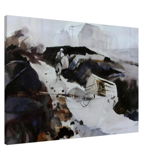 Andrew Wyeth - THE WHITE DORY 1941 Canvas - 20x30 cm / 8x12 inches-canvas