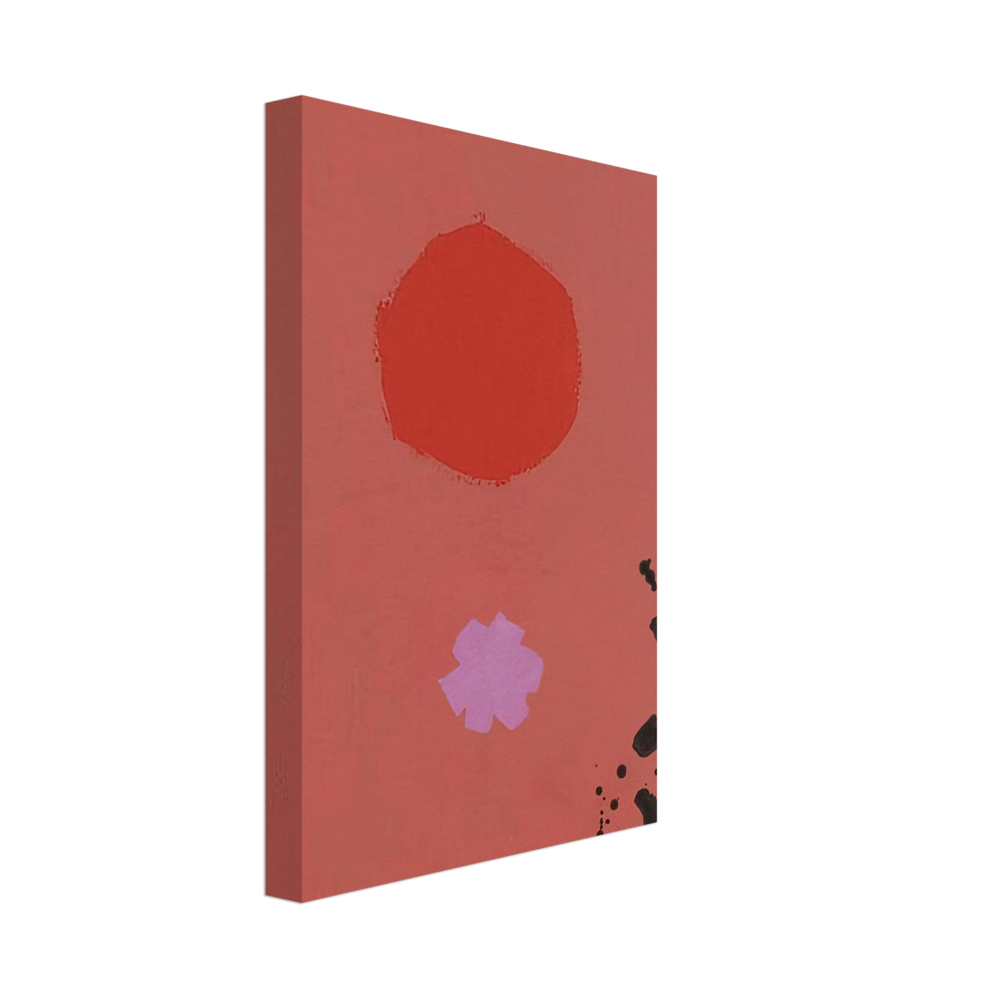 Adolph Gottlieb - Orange and Lavender No. 72 - 1970 Canvas - 70x100 cm / 28x40 inches-canvas