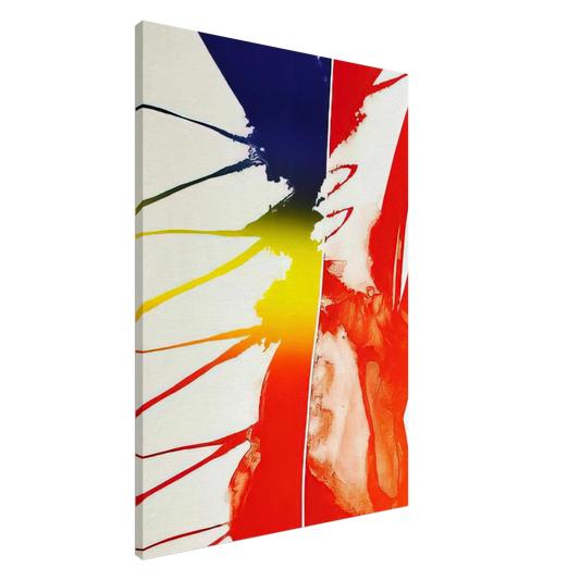 Paul Jenkins - Continental Divide - 1981 Canvas - 20x30 cm / 8x12 inches-canvas