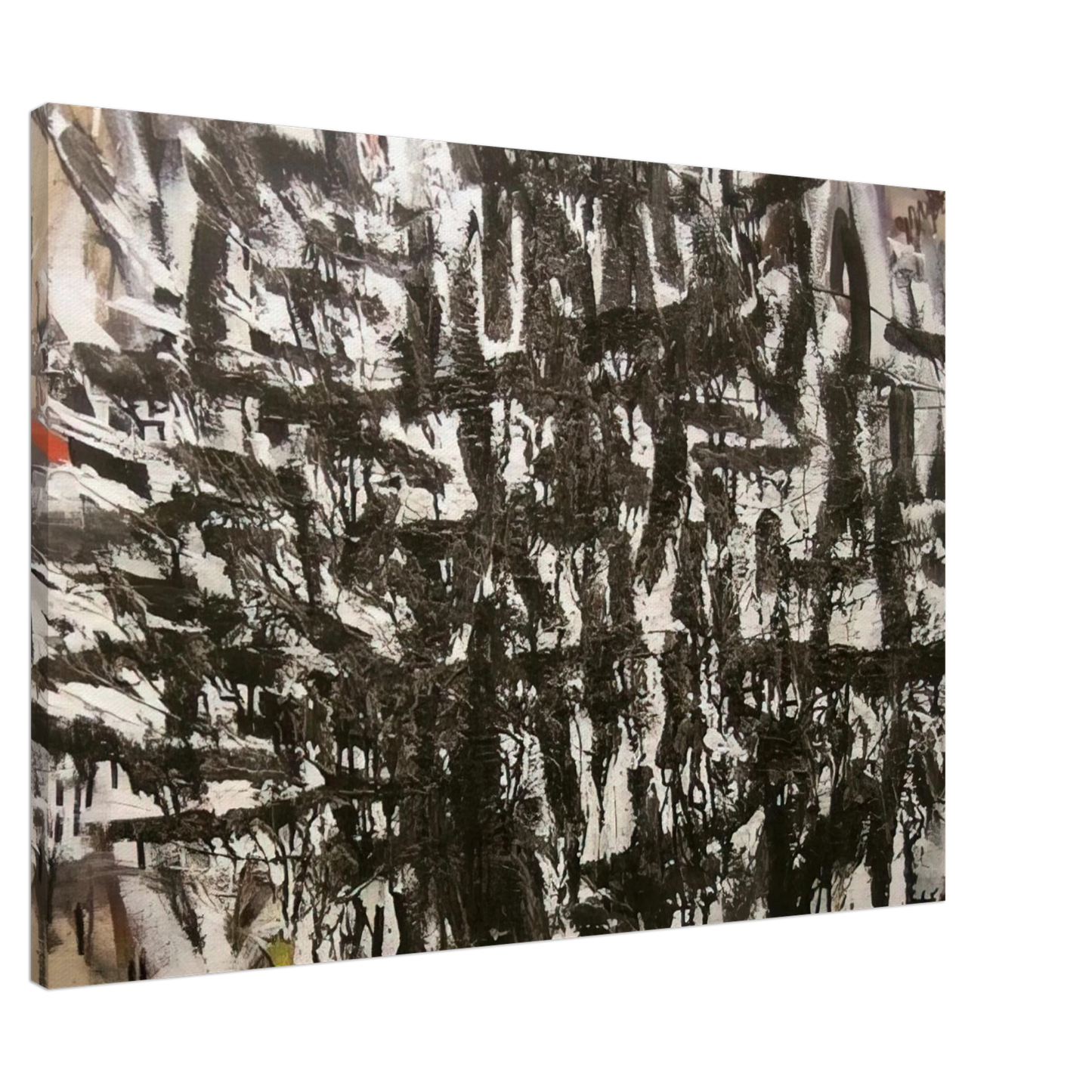 Robert Goodnough - Listen - 2005 Canvas - 20x30 cm / 8x12 inches-canvas