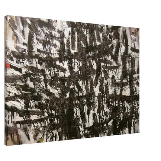 Robert Goodnough - Listen - 2005 Canvas - 20x30 cm / 8x12 inches-canvas