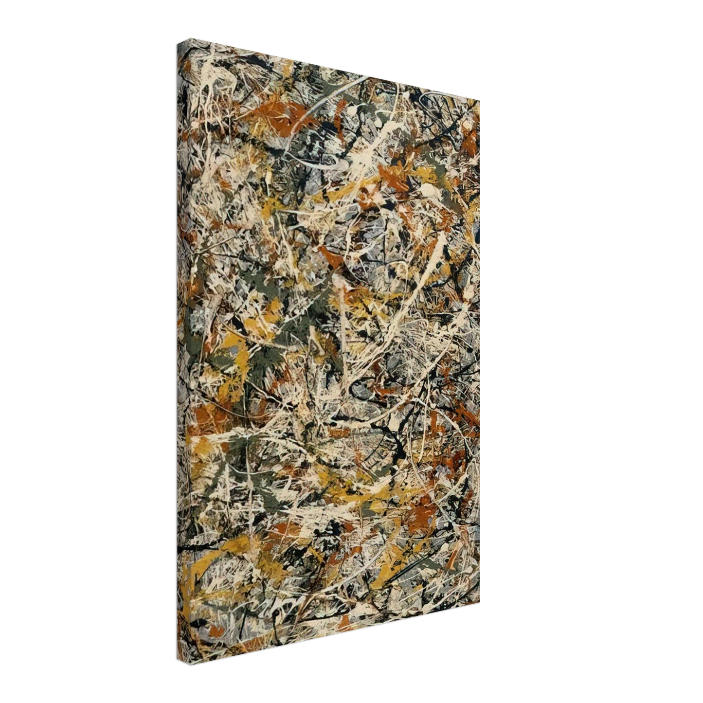 Jackson Pollock - NUMBER 3 1 Canvas - 40x60 cm / 16x24 inches-canvas