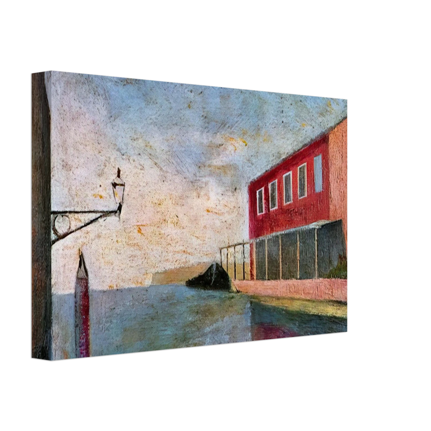 Carlo Carra - UNTITLED Canvas - 40x60 cm / 16x24 inches-canvas