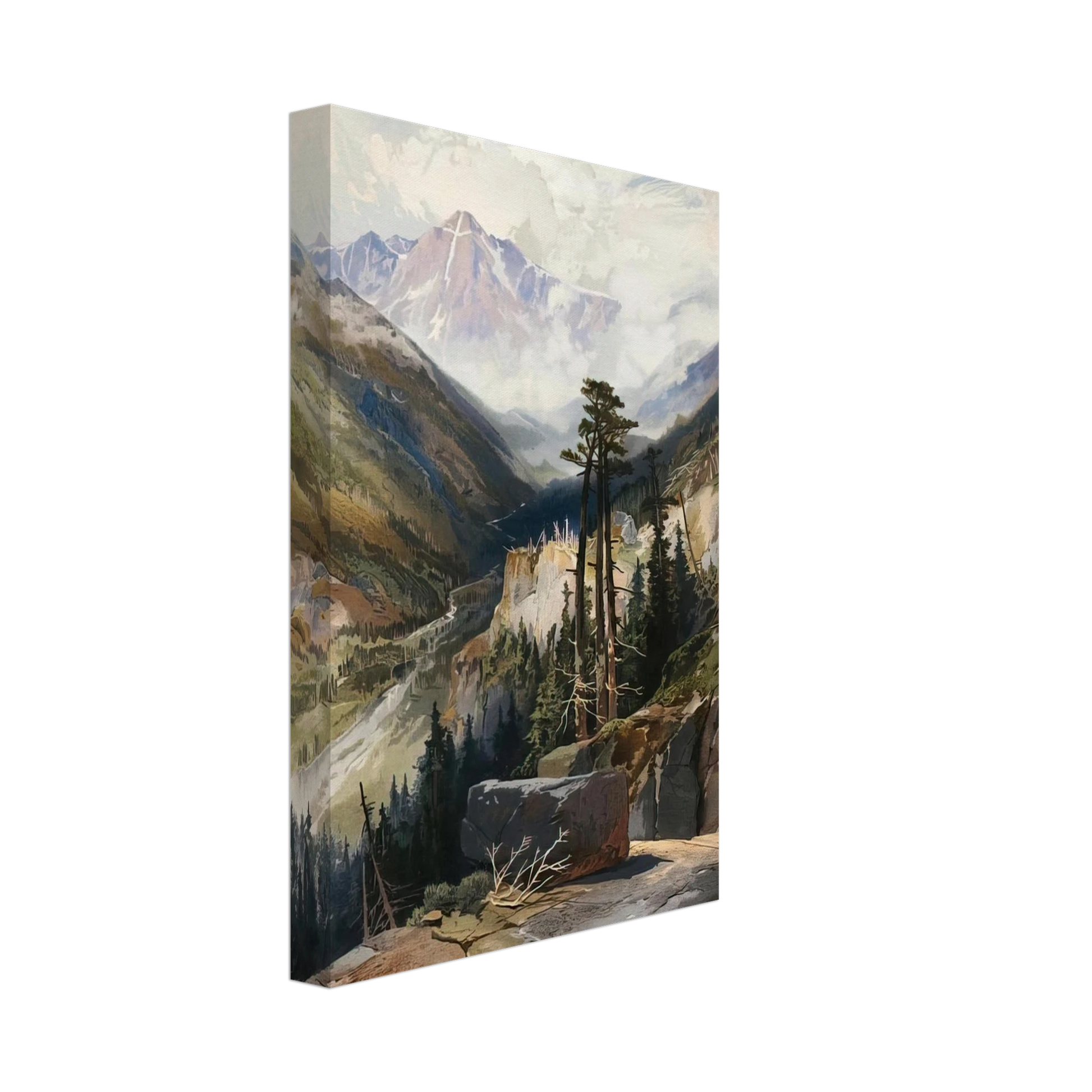 Thomas Moran - The Mountain of the Holy Cross Colorado Canvas - 40x60 cm / 16x24 inches-canvas