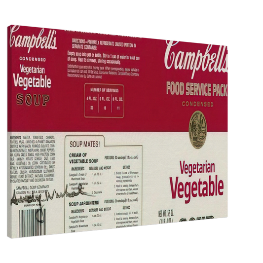 Andy Warhol - Campbell Soup Company Canvas - 20x30 cm / 8x12 inches-canvas
