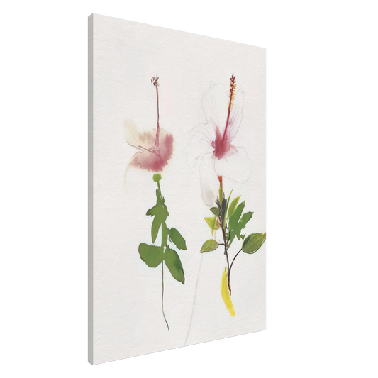 Brett Whiteley - Hibiscus - 1987 Canvas - 20x30 cm / 8x12 inches-canvas