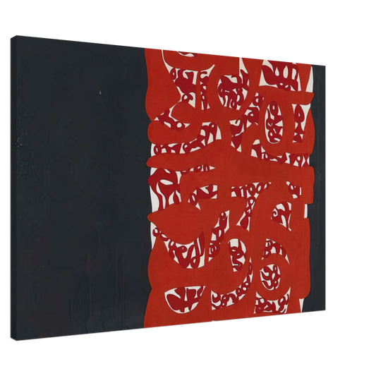 Carla Accardi - Rettangolo rosso - 1960 Canvas - 20x30 cm / 8x12 inches-canvas