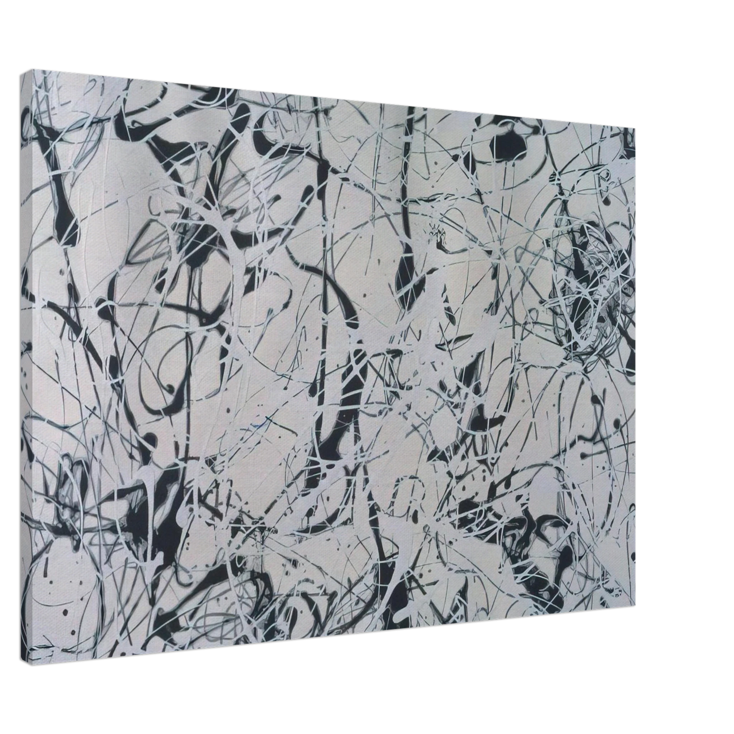 Jackson Pollock - NUMBER 23 Canvas - 20x30 cm / 8x12 inches-canvas
