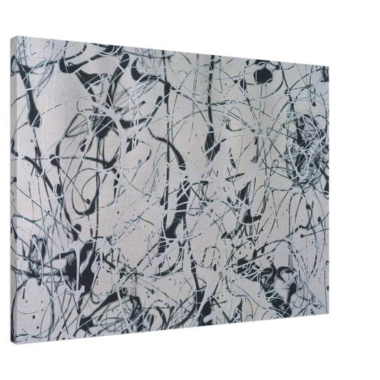Jackson Pollock - NUMBER 23 Canvas - 20x30 cm / 8x12 inches-canvas