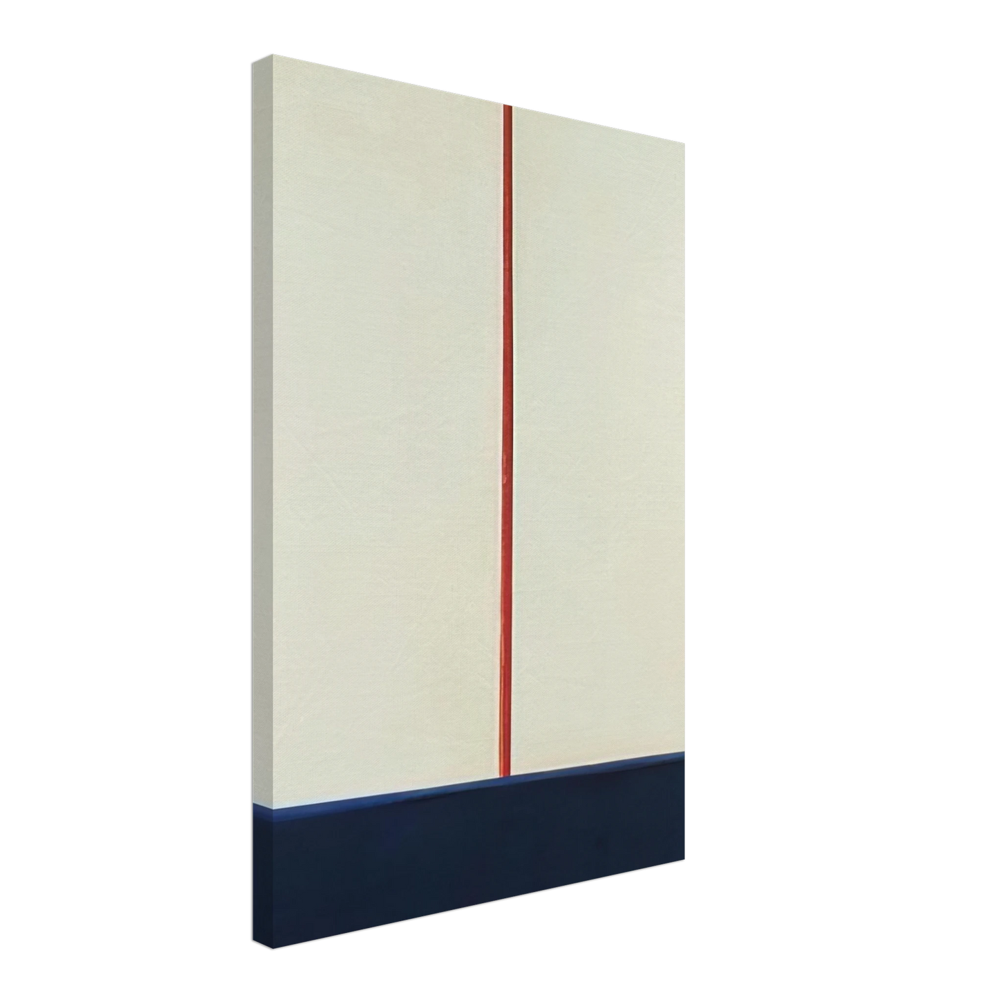 Blinky Palermo - KOMPOSITION BLAU ROT AUF WEISS 1965 Canvas - 70x100 cm / 28x40 inches-canvas