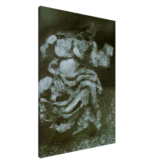 Salvador Dali - A FATE OF THE PARTHENON Canvas - 20x30 cm / 8x12 inches-canvas