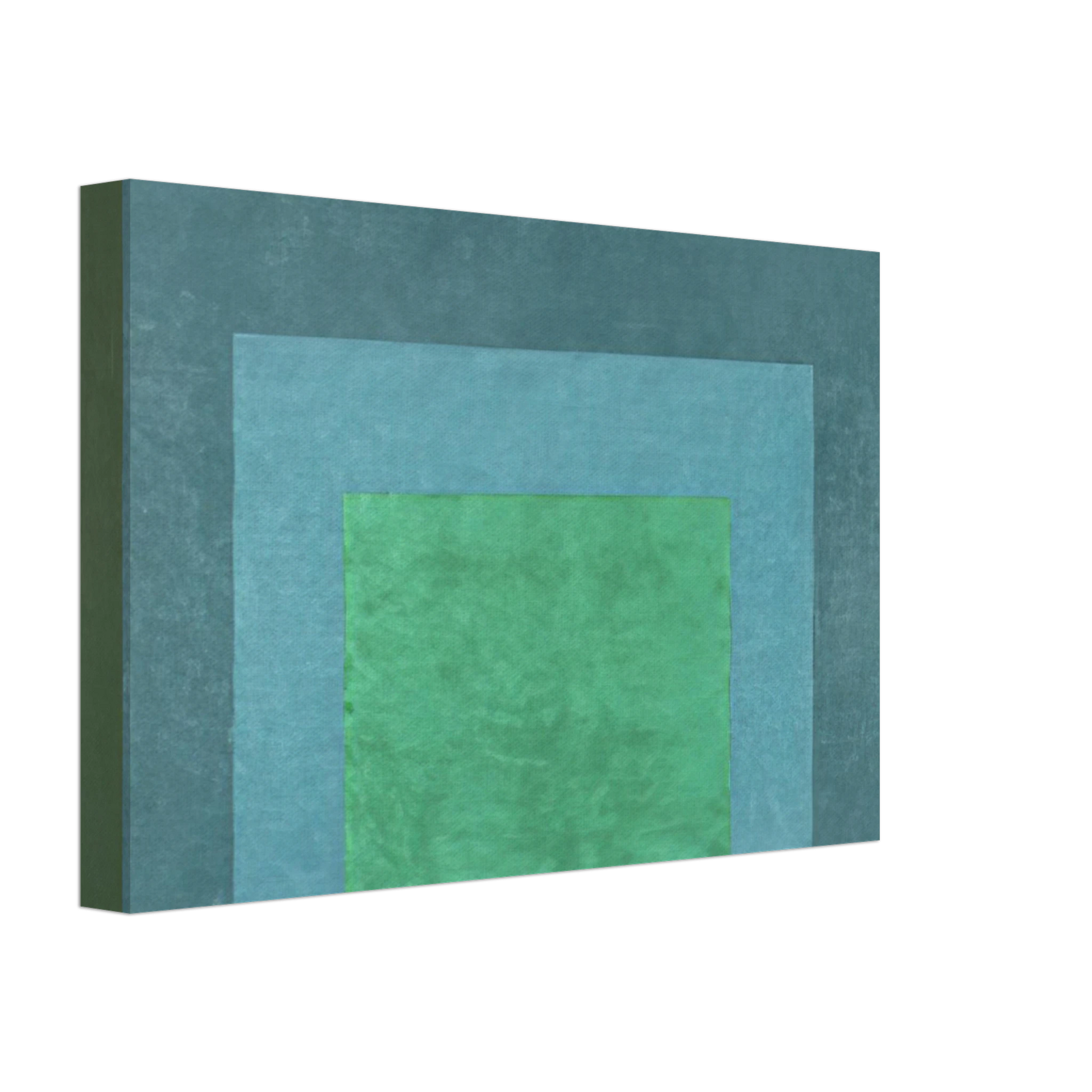 Josef Albers - STUDY FOR HOMAGE TO THE SQUARE TERRASSED FOLIAGE 1960 Canvas - 70x100 cm / 28x40 inches-canvas