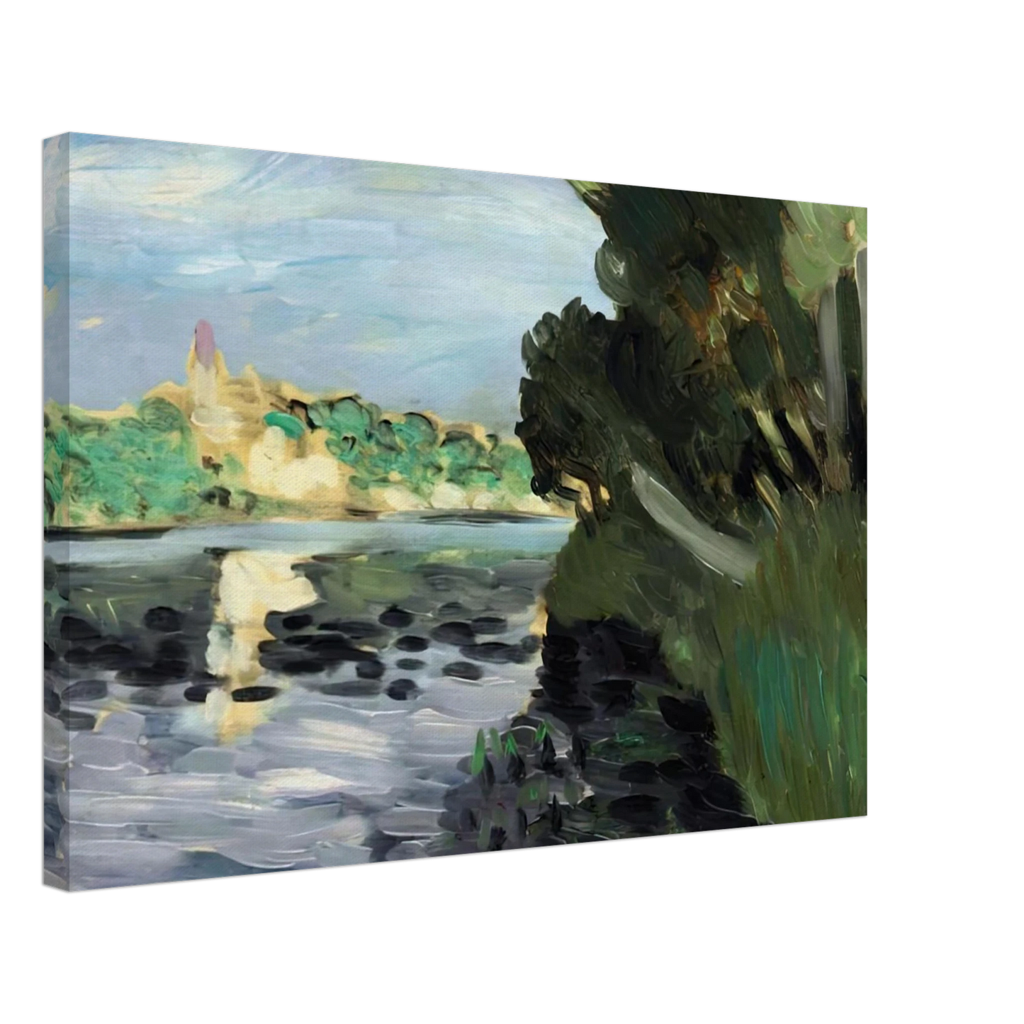 Henri Matisse - BORDS DE LA SEINE A VETHEUIL 1920 Canvas - 40x60 cm / 16x24 inches-canvas