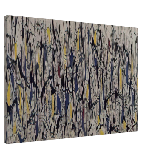 Jackson Pollock - SUMMERTIME NUMBER 9A 1948 Canvas - 20x30 cm / 8x12 inches-canvas