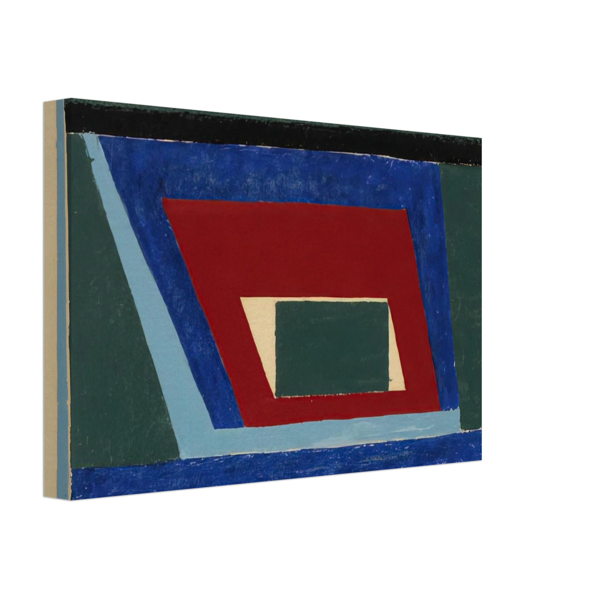 Josef Albers - UNTITLED ABSTRACTION MANTIC 1940 Canvas - 70x100 cm / 28x40 inches-canvas