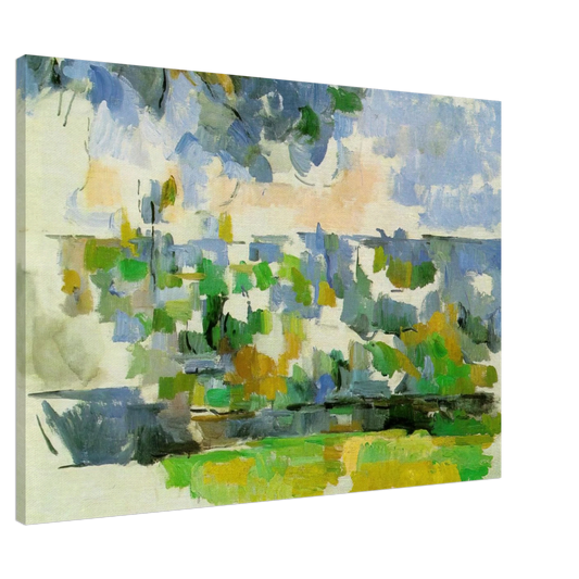 Paul Cezanne - The Garden at Les Lauves Canvas - 20x30 cm / 8x12 inches-canvas