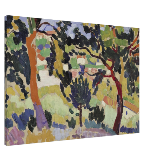 Andre Derain - L ESTAQUE 1906 Canvas - 20x30 cm / 8x12 inches-canvas