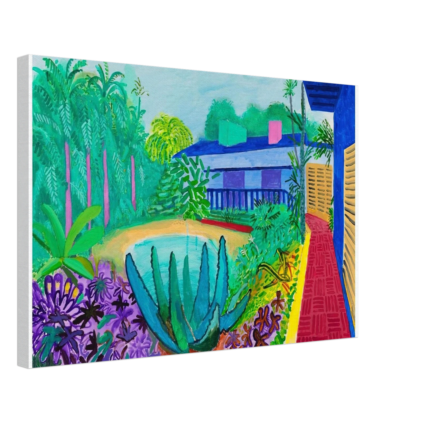 David Hockney - David Hockney Canvas - 70x100 cm / 28x40 inches-canvas