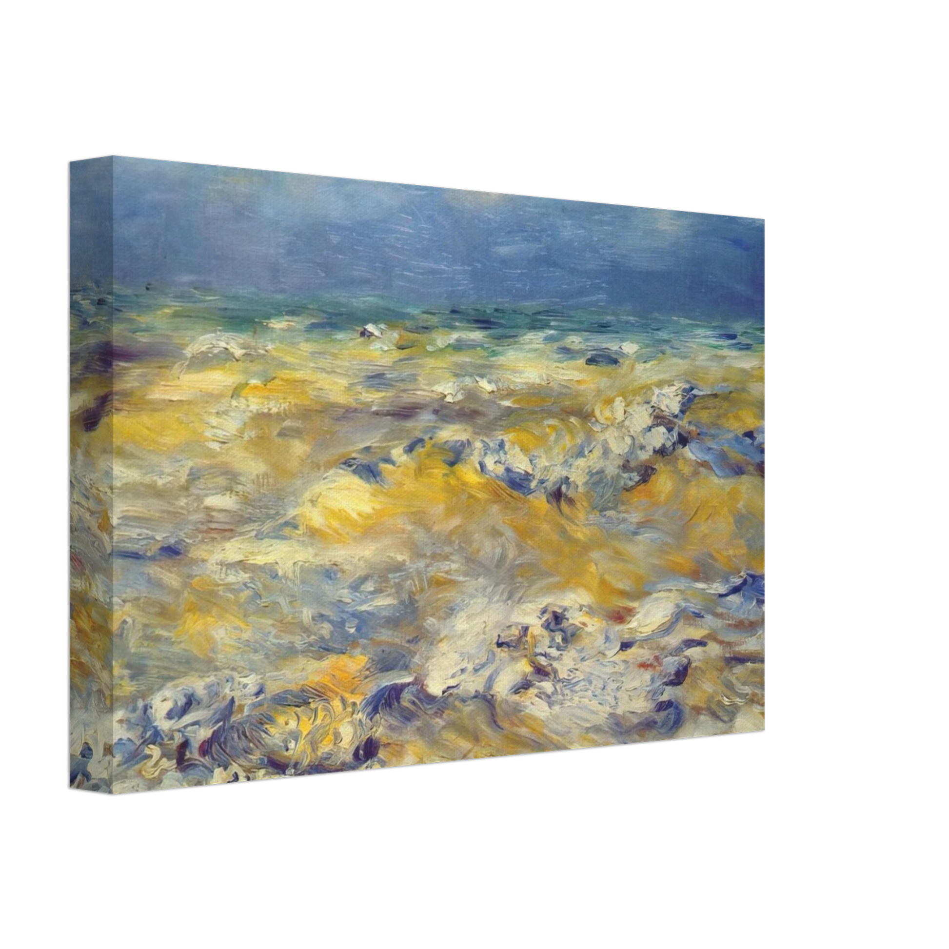 Pierre-Auguste Renoir - Seascape near berneval Canvas - 70x100 cm / 28x40 inches-canvas