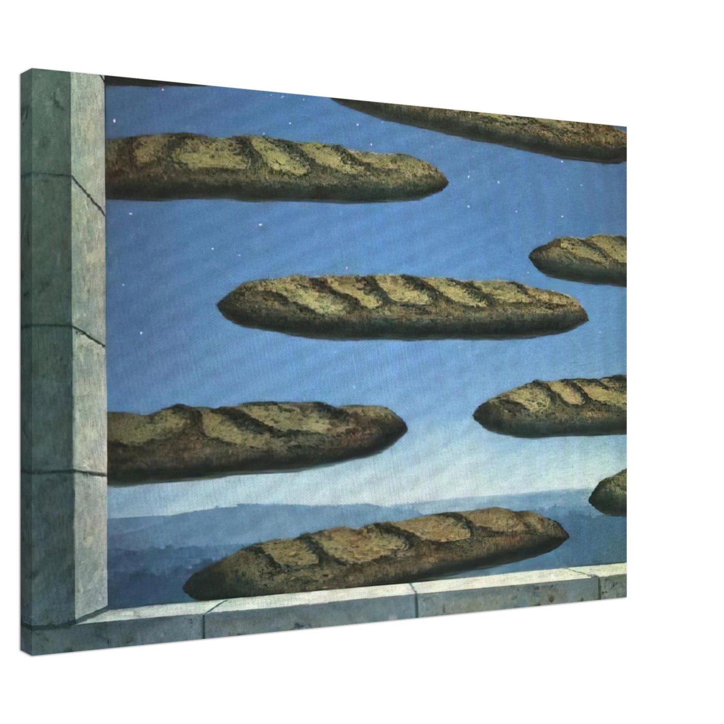 Rene Magritte - THE GOLDEN LEGEND 1958 Canvas - 20x30 cm / 8x12 inches-canvas