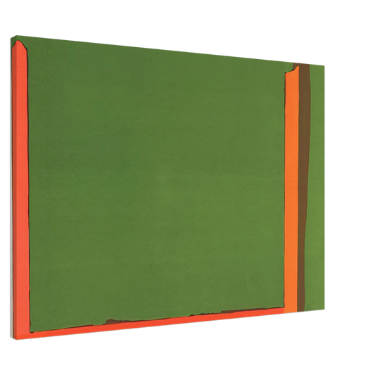 John Hoyland - Untitled Litograph - Color Field Painting Canvas - 20x30 cm / 8x12 inches-canvas