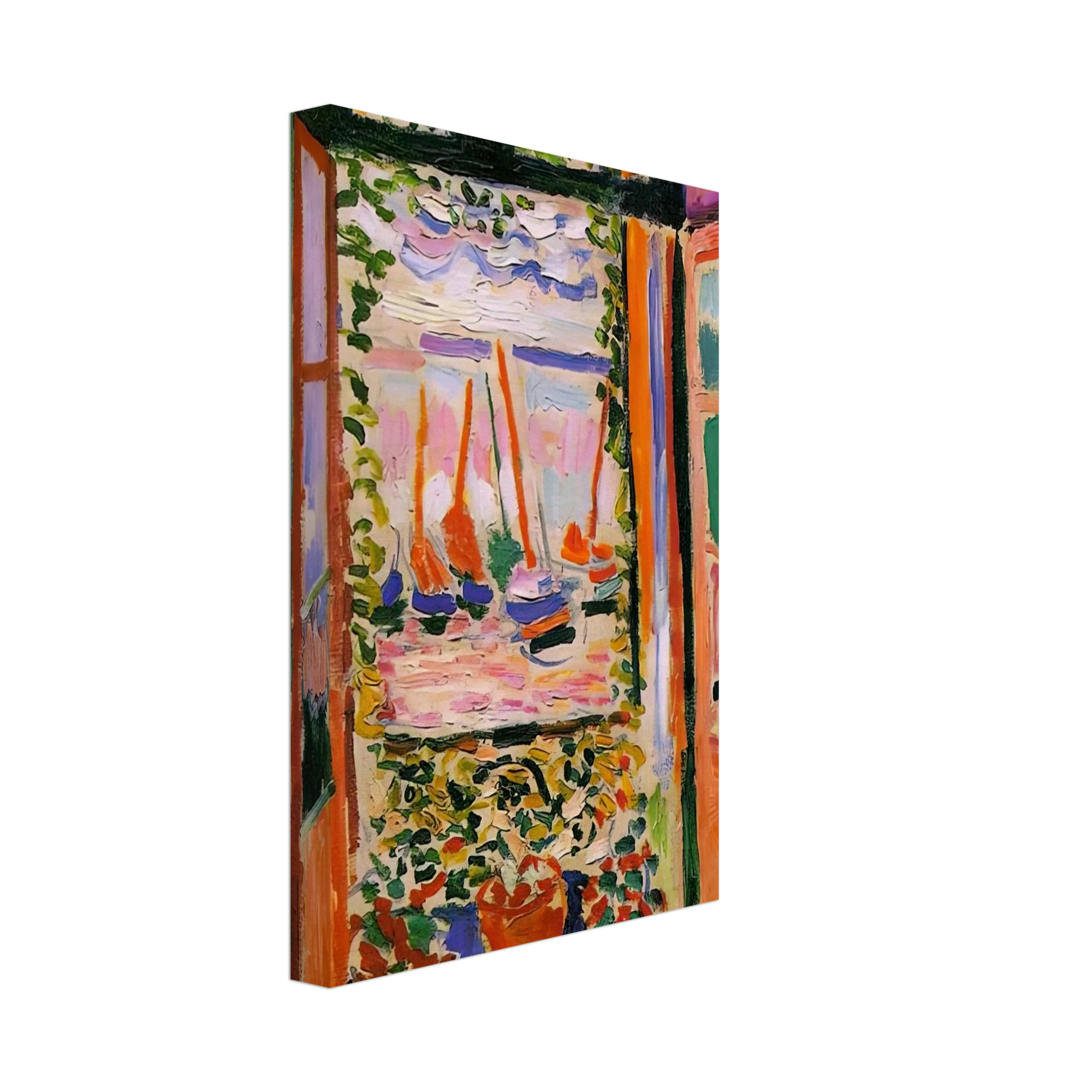 Henri Matisse - OPEN WINDOW COLLIOURE 1905 Canvas - 70x100 cm / 28x40 inches-canvas