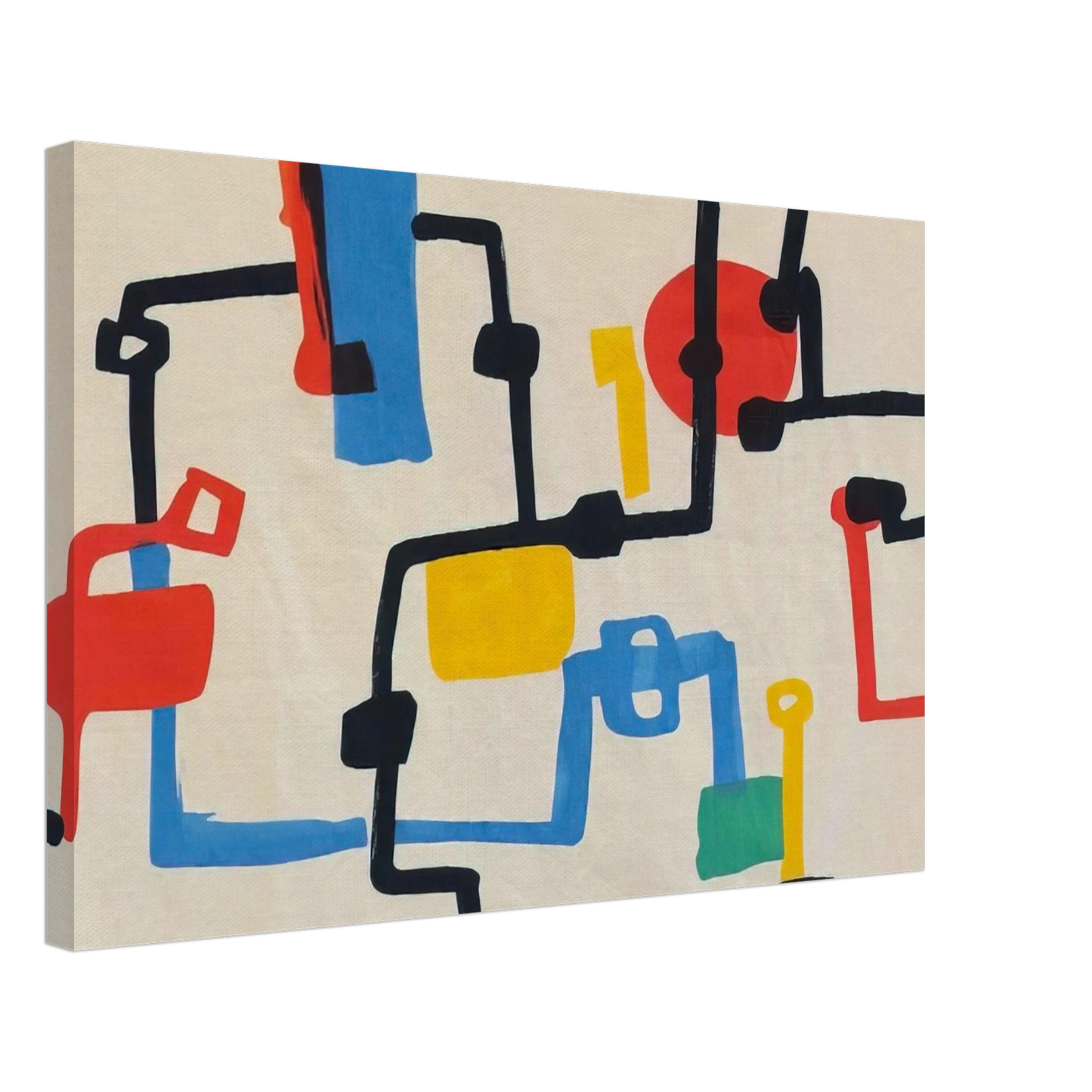 Etel Adnan - Oil Fields Canvas - 70x100 cm / 28x40 inches-canvas