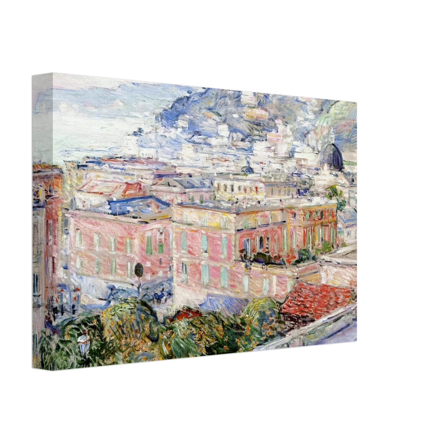Childe Hassam - Naples Canvas - 70x100 cm / 28x40 inches-canvas