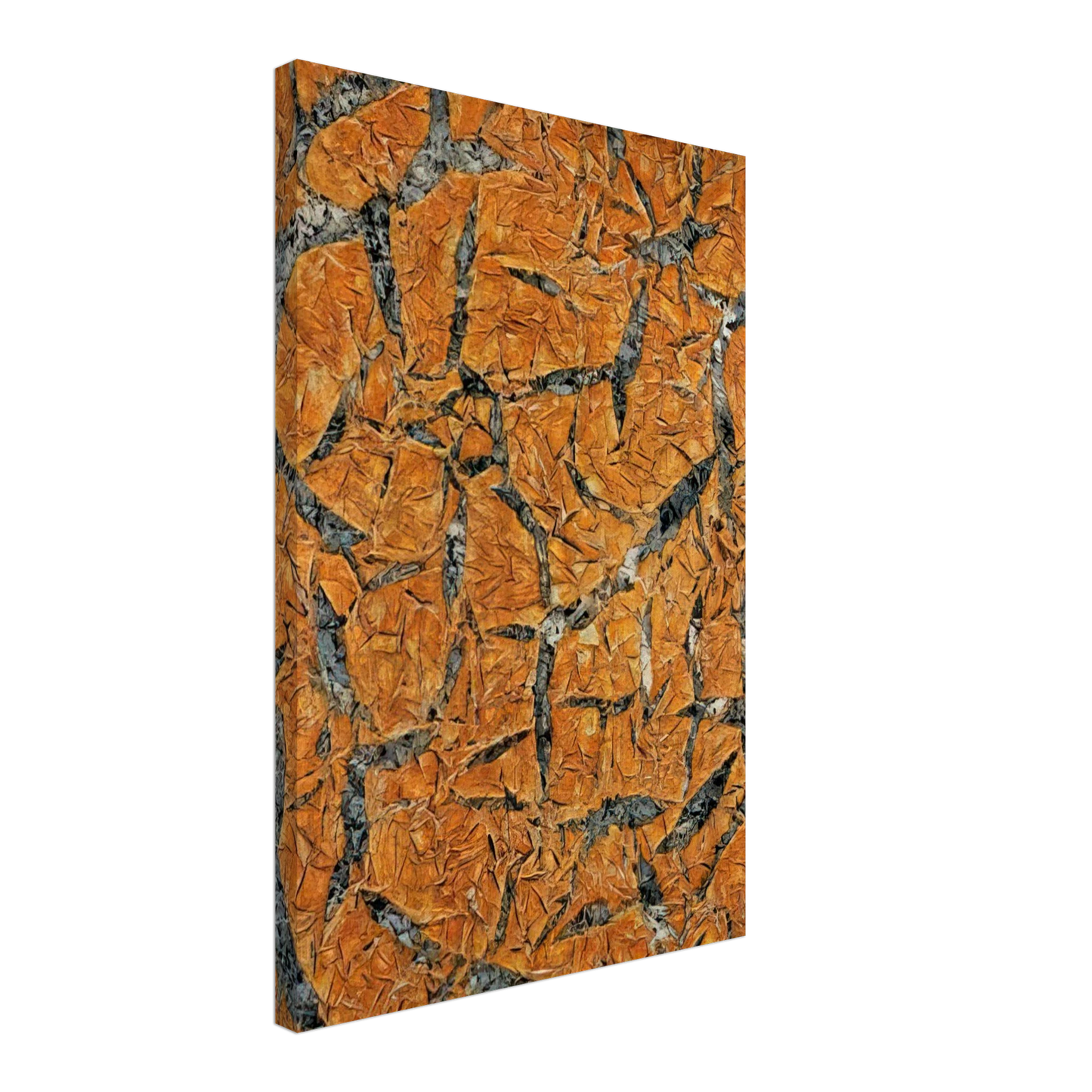 Simon Hantai - Mariale, MD 4, serie le manteau de la Vierge - 1962 Canvas - 70x100 cm / 28x40 inches-canvas