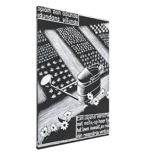 MC Escher - WATERINGCAN Canvas - 20x30 cm / 8x12 inches-canvas