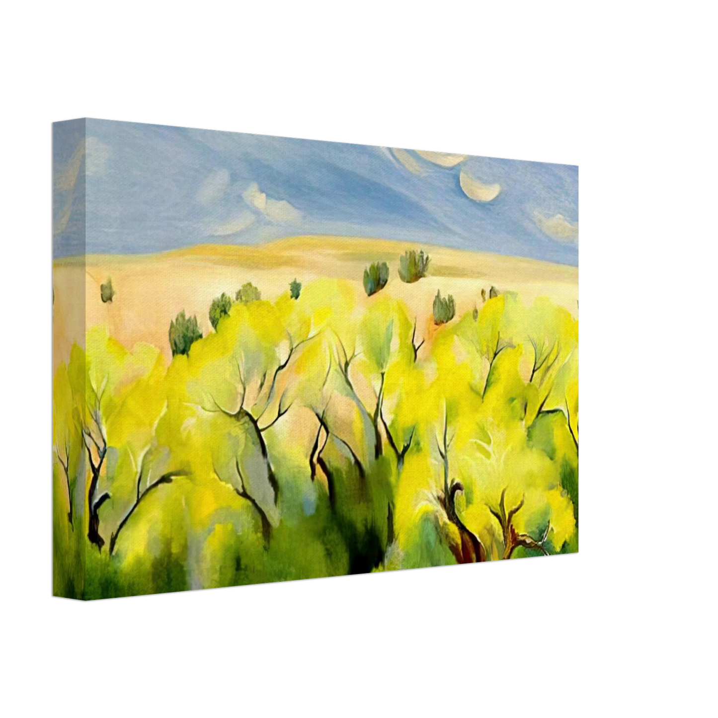 Georgia O'Keeffe - Cottonwood III Canvas - 70x100 cm / 28x40 inches-canvas