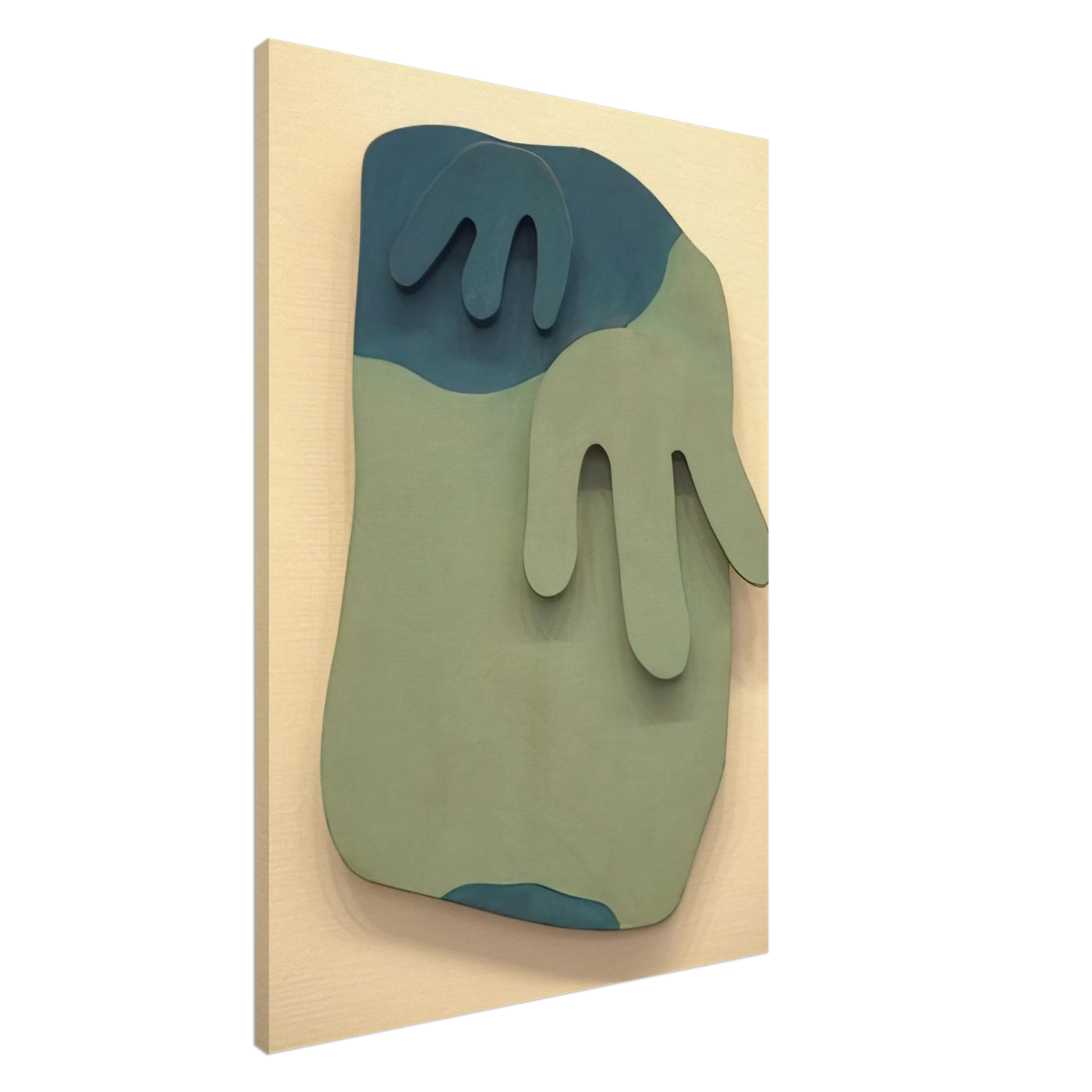 Jean Arp - Tete Paysage Canvas - 20x30 cm / 8x12 inches-canvas