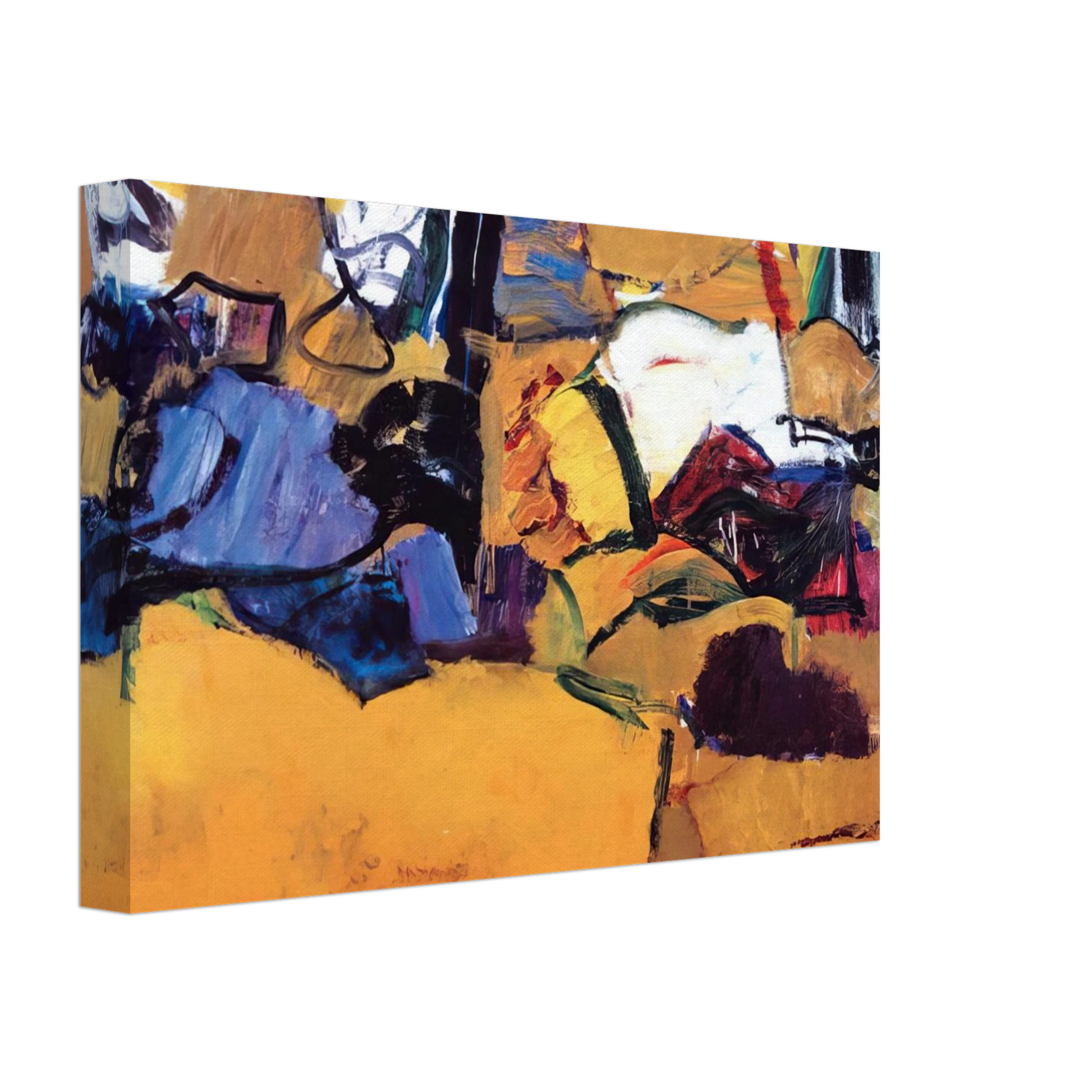 Grace Hartigan - NEW ENGLAND OCTOBER 1957 1957 Canvas - 70x100 cm / 28x40 inches-canvas