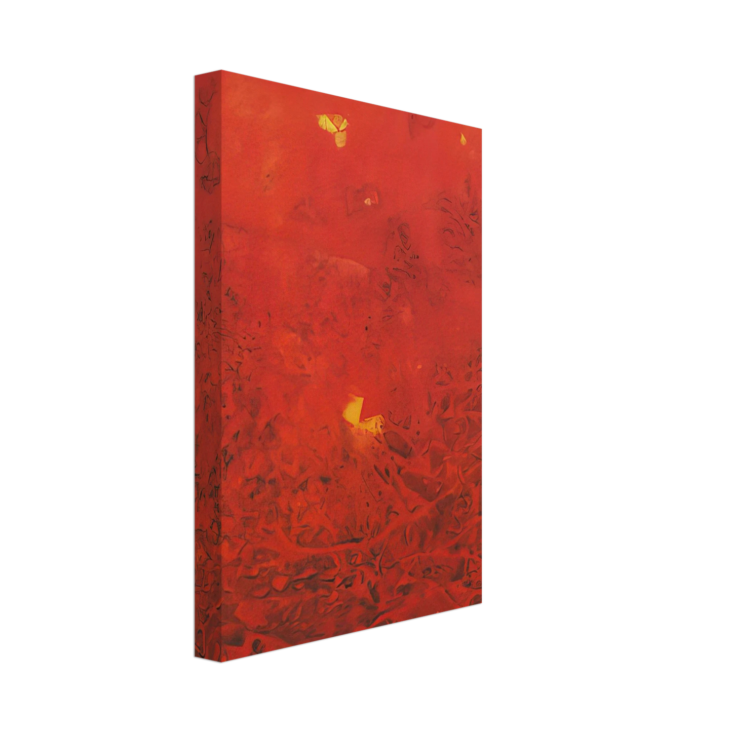 Max Ernst - Le jardin de la France Canvas - 40x60 cm / 16x24 inches-canvas